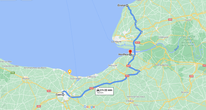 Sunday, 20.09.20, Caen – Etretat – Honfleur, 198 km – Time Travel